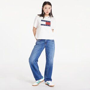 Y2K Tommy Hilfiger Distressed Relaxed Fit Jeans 36x34 Men|Women|Unisex
